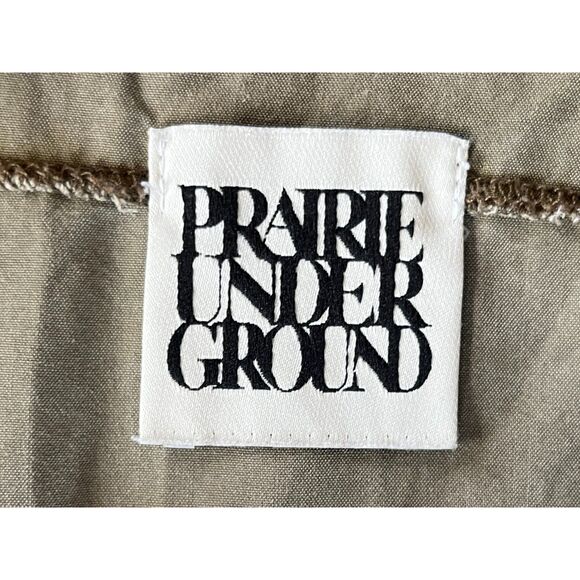 PRAIRIE UNDERGROUND Green Pullover Jumpsuit Coverall Dungarees  Women's Sz Small - Picture 4 of 9